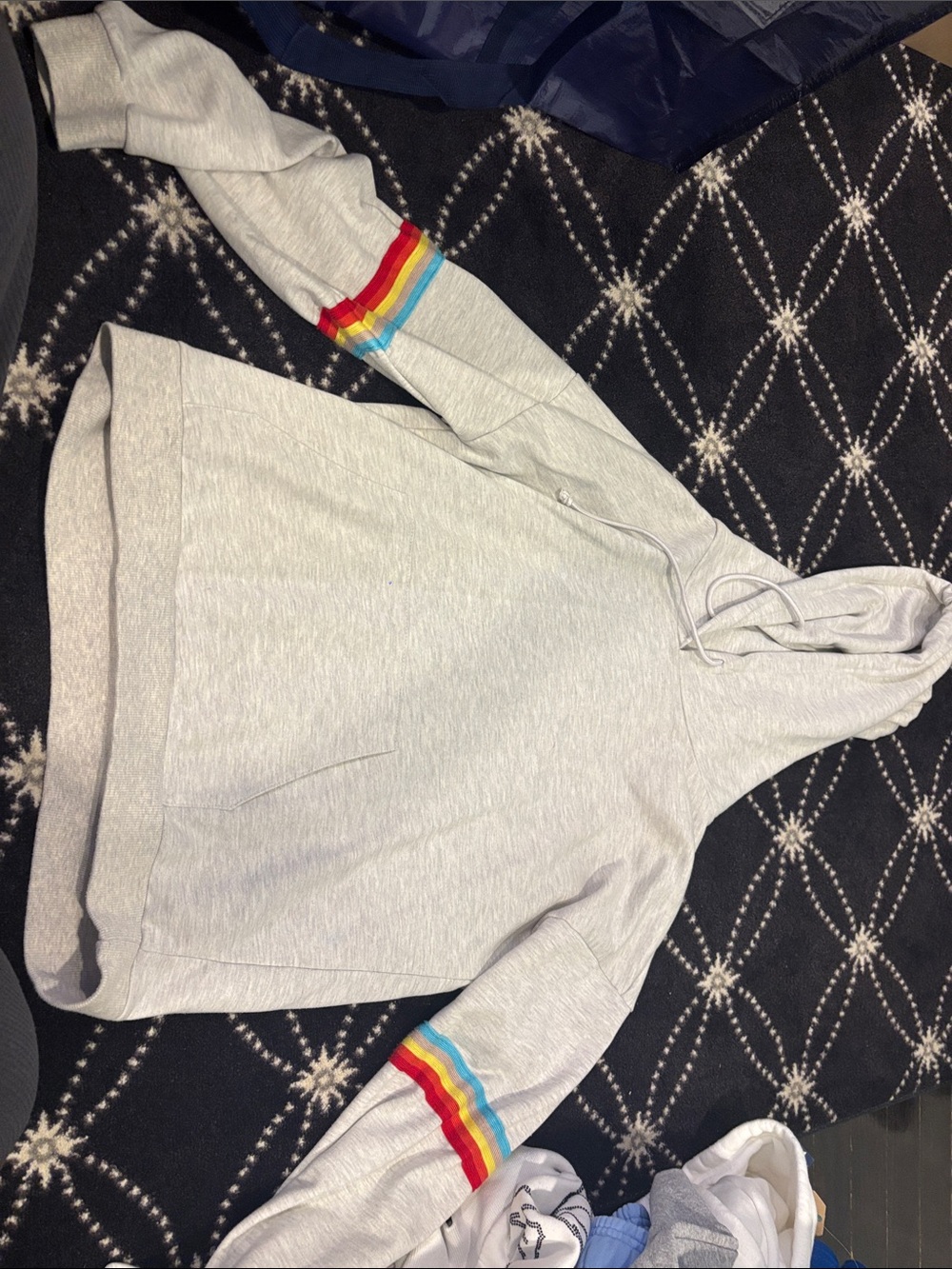 Wild Honey Light Gray Pullover Hoodie